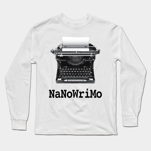 NaNoWriMo Long Sleeve T-Shirt by Buffyandrews